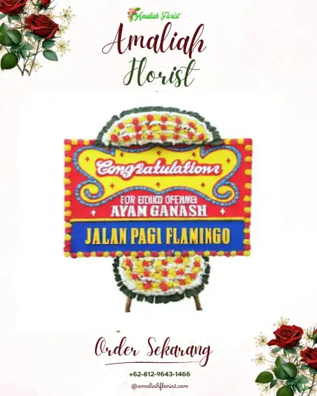 Sewa Papan Bunga Tanak Beak